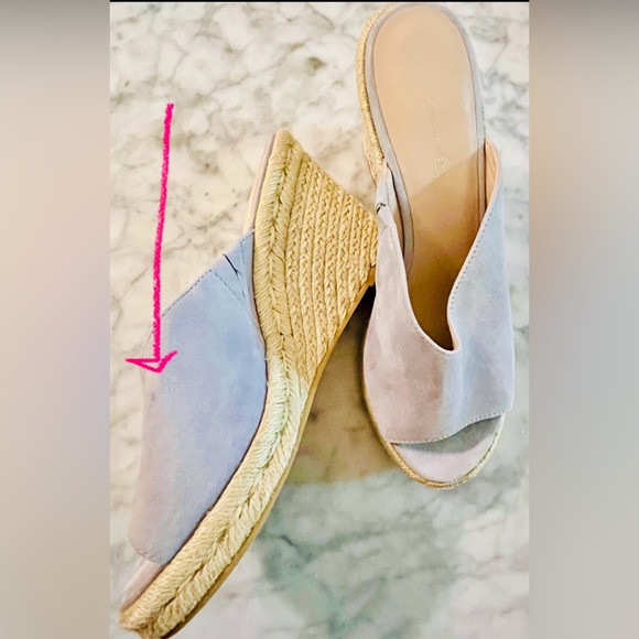 Stuart Weitzman Suede Wonda Espadrille Wedges - Picture 6 of 7